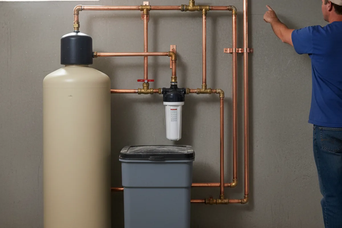 Whole-house water treatment system installed in New Berlinville